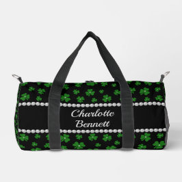 Personalized St. Patrick’s Day Shamrock with Pearl Plunjezak