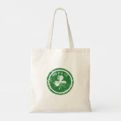 Personalized St. Patrick's Day Clover Tote Bag (Achterkant)