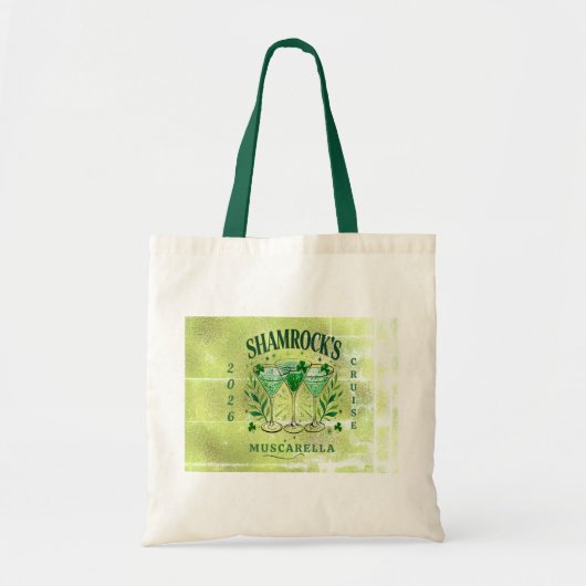 Personalized St. Patrick's Day Cruise, Bride Squad Tote Bag (Voorkant)