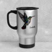 Personalized Stained Glass Hummingbird Coffee Cup Mok