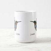 Personalized Stained Glass Hummingbird Mug Koffiemok (Center)