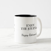 Personalized Stained Glass Rose Retirement Mug  (Devant droit)