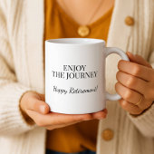 Personalized Stained Glass Rose Retirement Mug