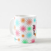 Personalized Starburst Koffiemok (Voorkant links)