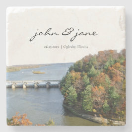 Personalized Starved Rock State Park Stenen Onderzetter