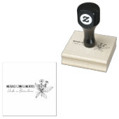 PERSONALIZED STEMPEL, Aangepaste rubberen stempel, Rubberstempel (Gestempeld)