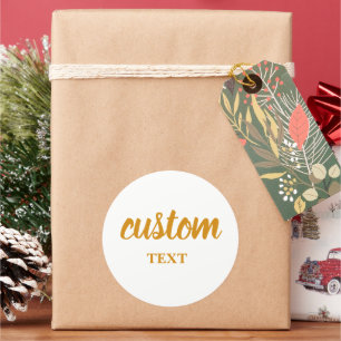 Personalized stickers for company logo or text,