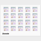 Personalized Stickers from Easter Bunny With Love (Feuille)
