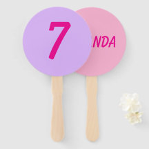 Personalized stripe and spot birthday bunting