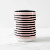 Personalized Stripe Name Mug Pink (Centre)