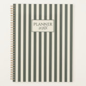 Personalized Striped Planner 20XX (Voorkant)