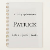 Personalized Study Planner Aesthetic StudentWeekly (Devant)