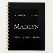 Personalized Study  Weekly Planner  (Devant)