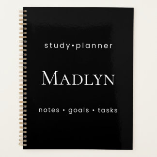 Personalized Study  Weekly Planner 