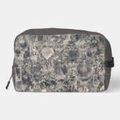 Personalized Stylish Black Paris Toile Design Toilettasje (Achterkant)