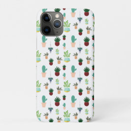 Personalized Succulent Cacti iPhone 11 Pro Hoesje