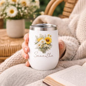 Personalized Summer Daisy Bouquet Name