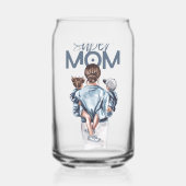 Personalized Super Mom with Son and Daughter Gift (Verso)