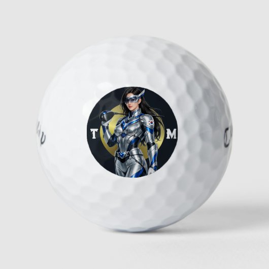 Personalized Superhero Callaway Warbird Golf Balls Golfballen (Voorkant)