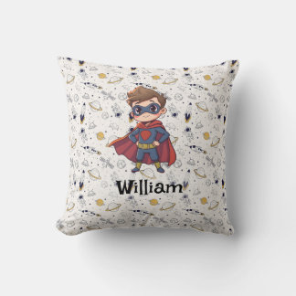Personalized Superhero Name Pillow - Kids Pillow Kussen