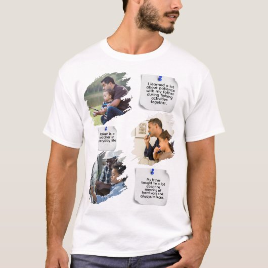 Personalized T-shirt Father's Day (Devant)
