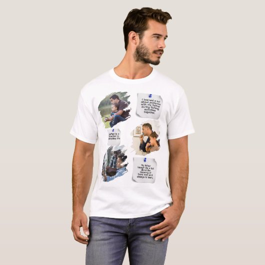 Personalized T-shirt Father's Day (Devant entier)