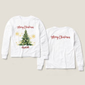 Personalized T-Shirt Tri-Blend Shirts (Motif Recto et Verso)