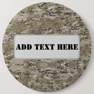 Personalized Tactical Military Camo Ronde Button 6,0 Cm