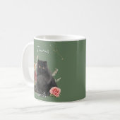 Personalized Taurus Cat Mug with Name (Devant gauche)