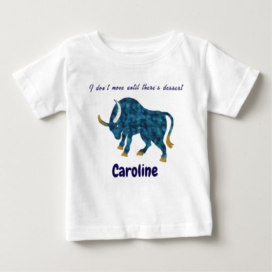 Personalized Taurus Gourmet & Grounded Toddler Art (Voorkant)