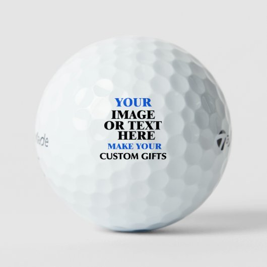 Personalized Taylormade Custom Golf Balls - Gift Golfballen (Voorkant)