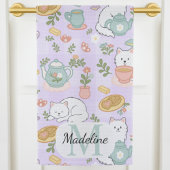 Personalized Tea & Baker Cat Monogram Theedoek