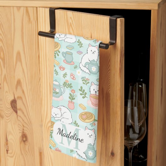 Personalized Tea & Baker Monogram Kitchen Towels Theedoek (Derde Gevouwen)