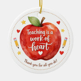 Personalized Teacher Appreciation Ornament