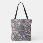 Personalized Teacher Appreciation Tote Bag (Achterkant)