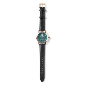 Personalized Teal Minimal custom name green Horloge (Bandje)