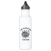 Personalized Tech Water Bottle with Custom Text Waterfles (Links)