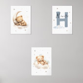 Personalized Teddy Bear Custom Name Nursery (Recto)