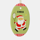 personalized tennis gift keramisch ornament (Rechts)