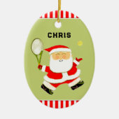 personalized tennis gift keramisch ornament (Voorkant)