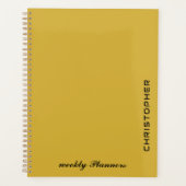 Personalized Text Planner Elegant Custom (Devant)