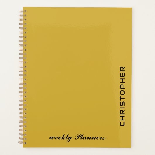 Personalized Text Planner Elegant Custom (Voorkant)