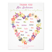 Personalized thank you gift for the teacher  foto afdruk (Voorkant)