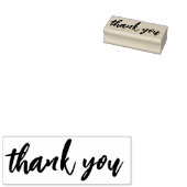 Personalized Thank You Rubberstempel (Gestempeld)