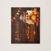Personalized Thanksgiving Child Name Puzzle  (Vertical)