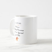 Personalized Thanksgiving Librarian Gift Koffiemok (Voorkant links)