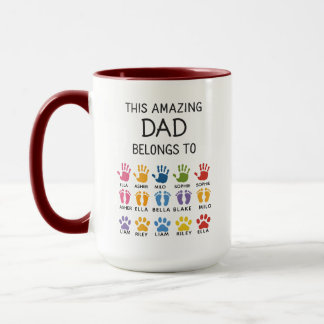 Personalized This Amazing Dad Belongs To | Custom  Mok