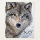 Personalized Timber Wolf Planner (Voorkant)