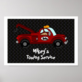 Personalized Towtruck Poster