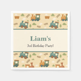 Personalized Train Birthday Party  Servet